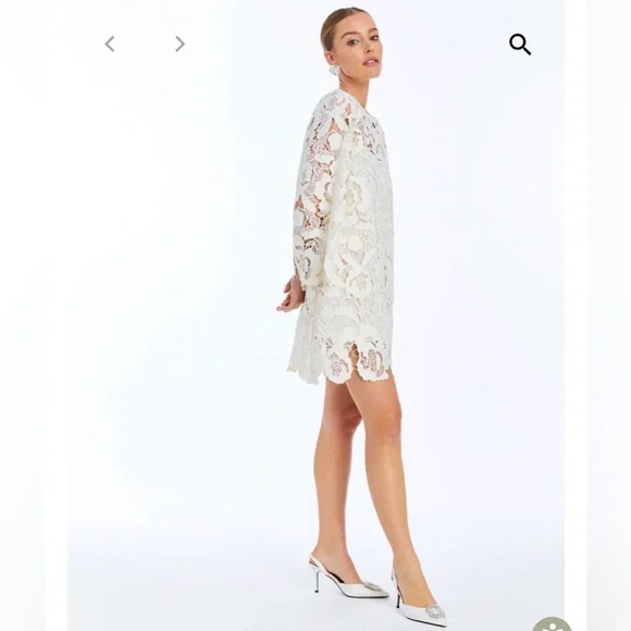 NWT 400.00 MESTIZA Mira Lace Mini Dress SMALL - Picture 3 of 6